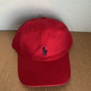 Polo Ralph Lauren classic chino ball twill Cap with Embroidered Logo, red wine